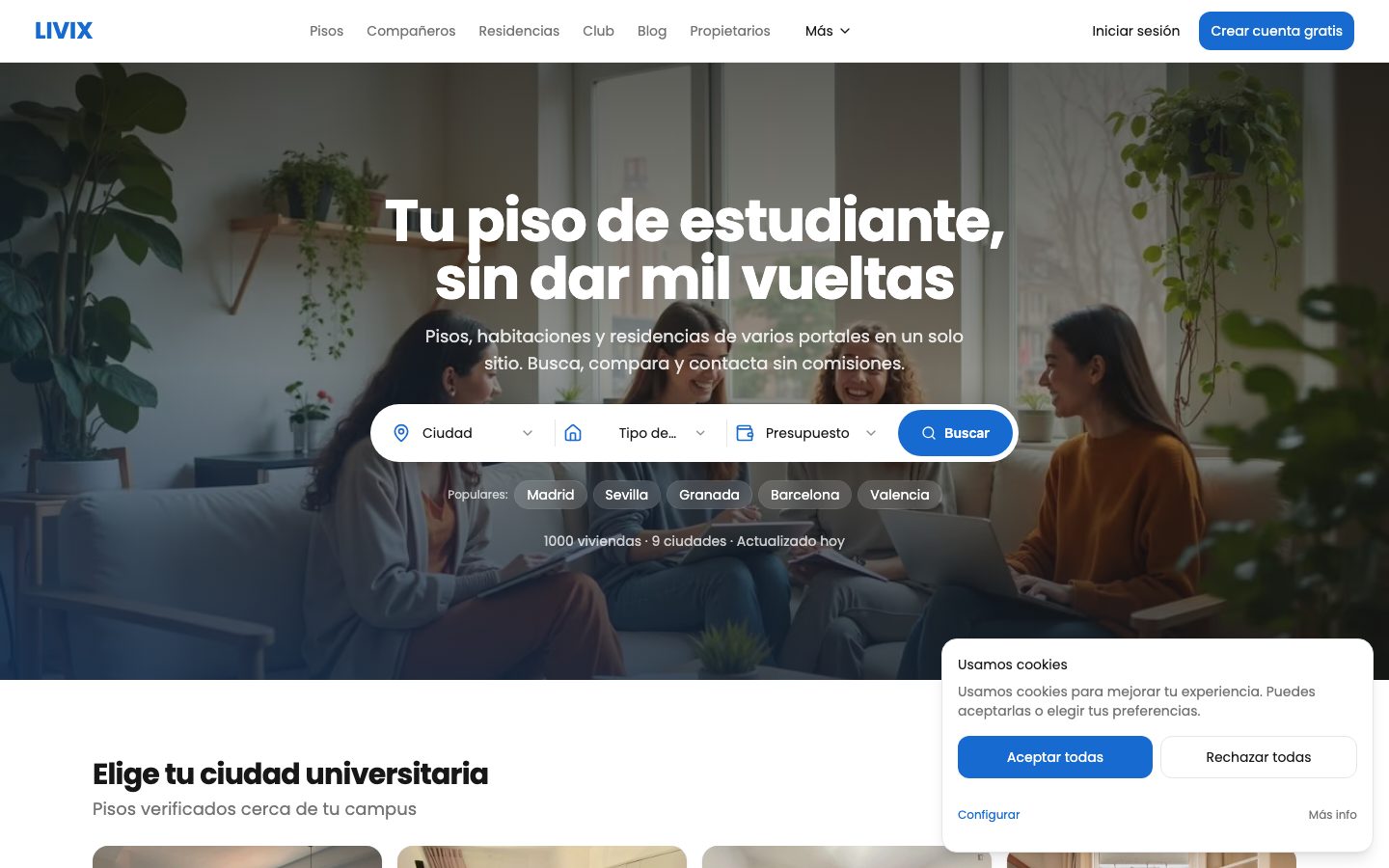 Example animated website by Magno Sites