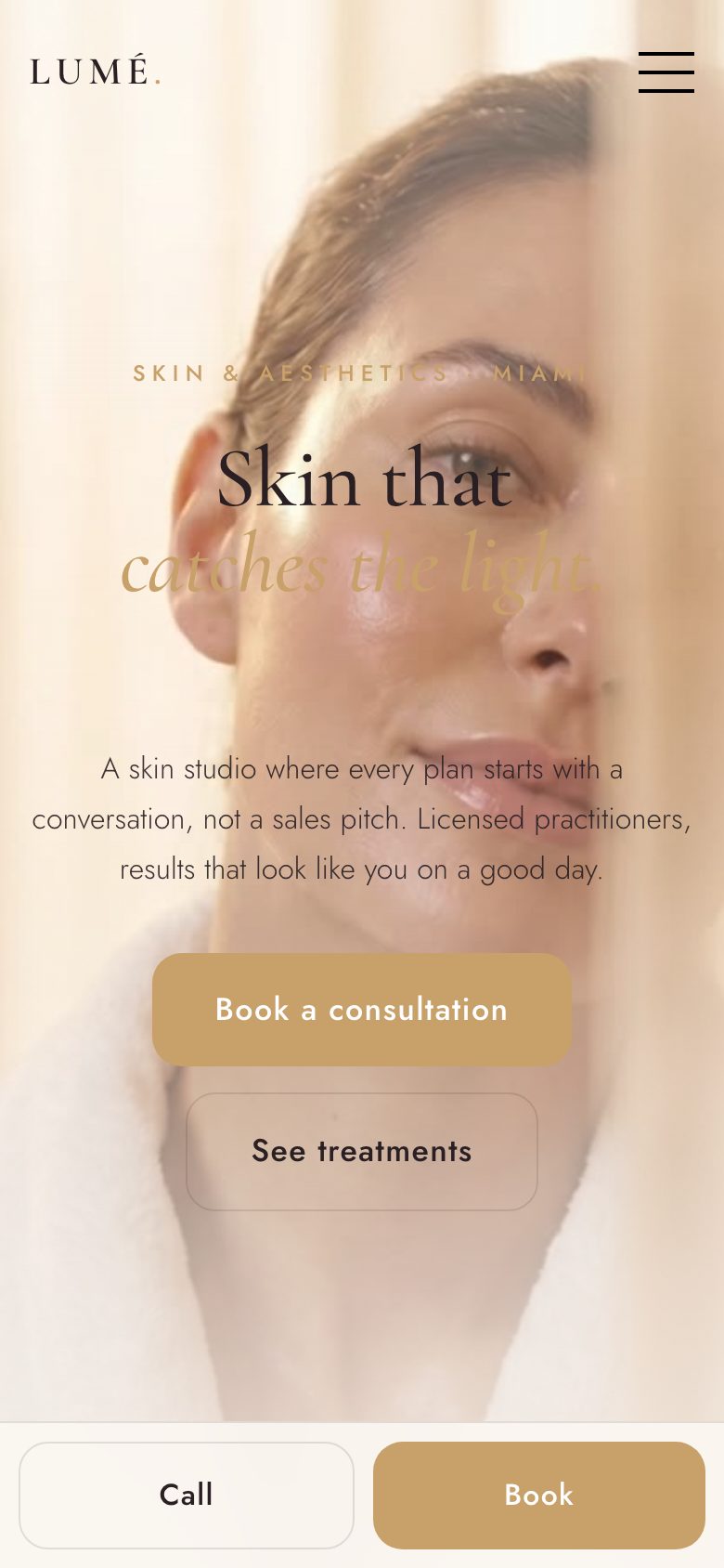 LUME beauty site