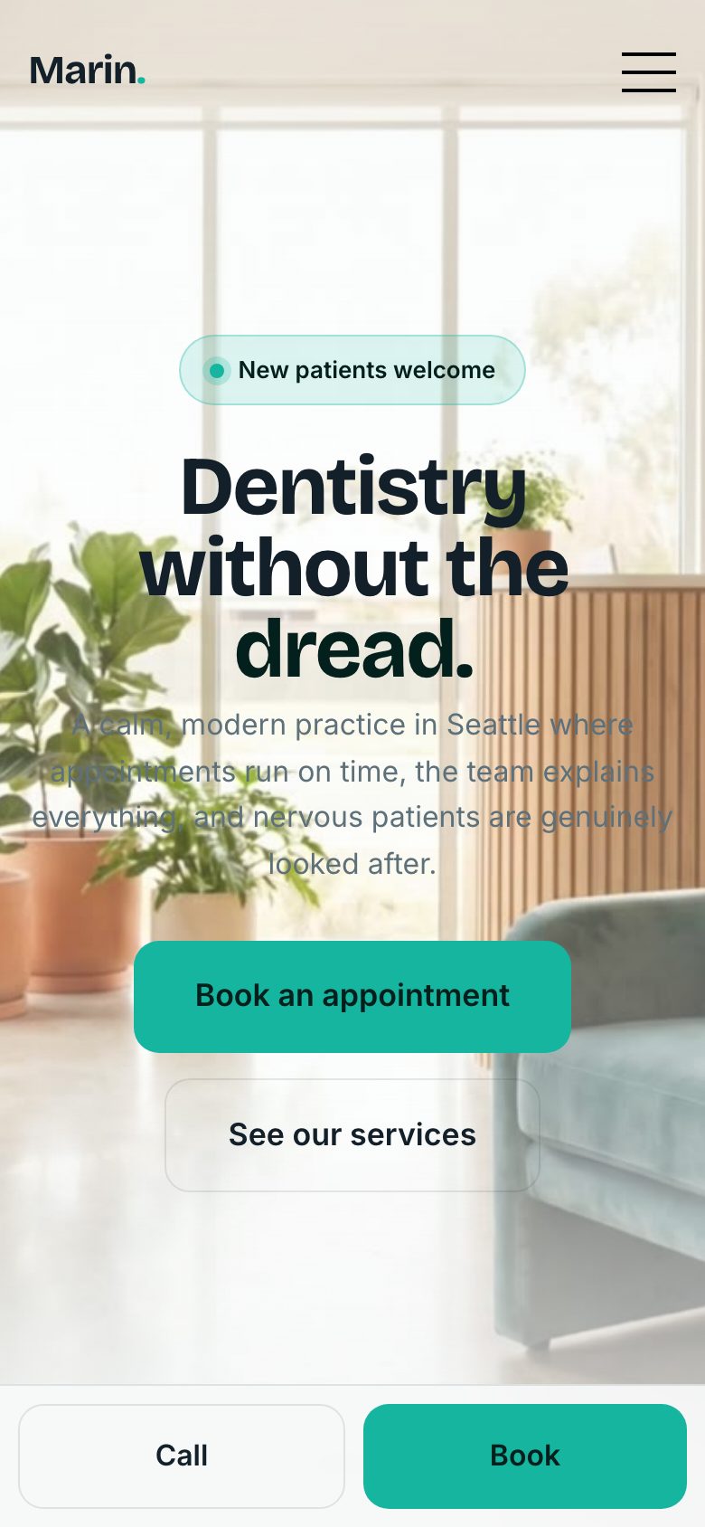 Marin dental site